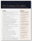 Pre-Listing Checklist