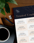 Trusted Vendors Flyer