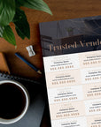 Trusted Vendors Flyer