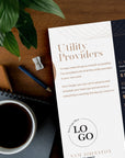 Utility Providers Flyer
