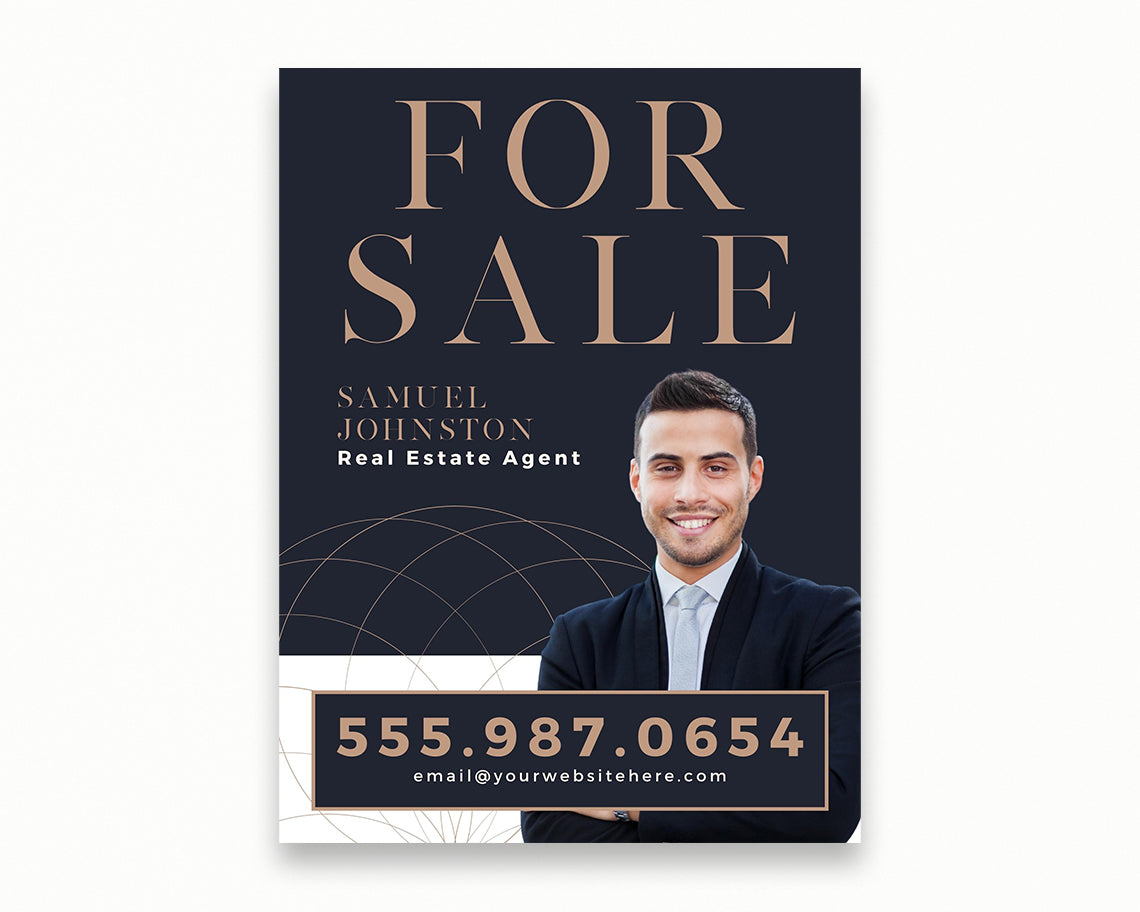 18x24in Vertical Real Estate Yard Lawn Sign