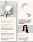 Door Hanger | Hi Neighbor