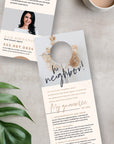 Door Hanger | Hi Neighbor