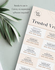 Trusted Vendors Flyer