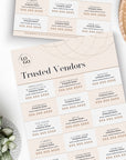 Trusted Vendors Flyer