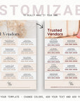 Trusted Vendors Flyer