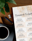 Trusted Vendors Flyer