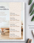 Utility Providers Flyer
