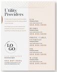 Utility Providers Flyer