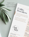 Utility Providers Flyer