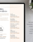 Utility Providers Flyer