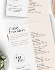Utility Providers Flyer
