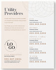 Utility Providers Flyer