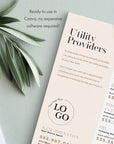 Utility Providers Flyer