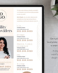 Utility Providers Flyer