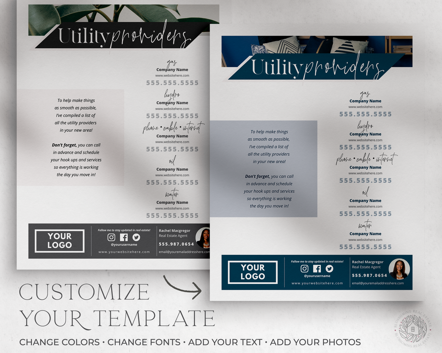 Utility Providers Flyer