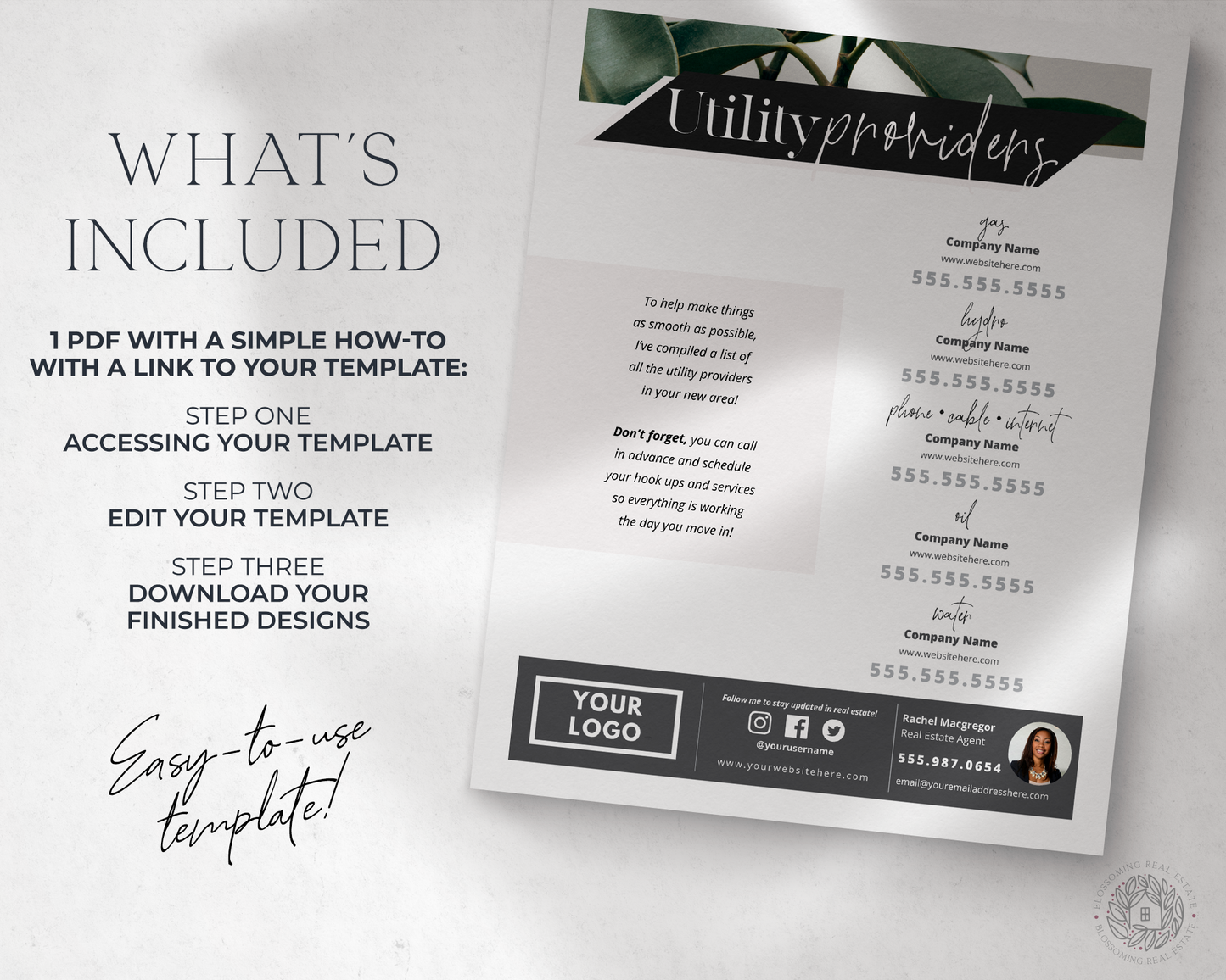 Utility Providers Flyer