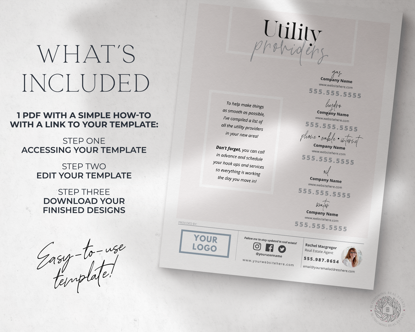 Utility Providers Flyer