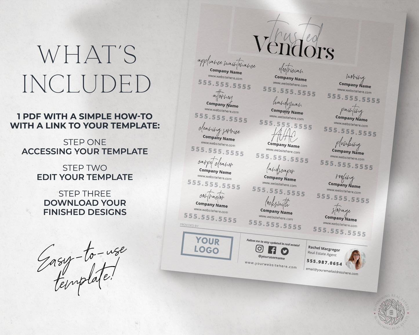 Trusted Vendors Flyer
