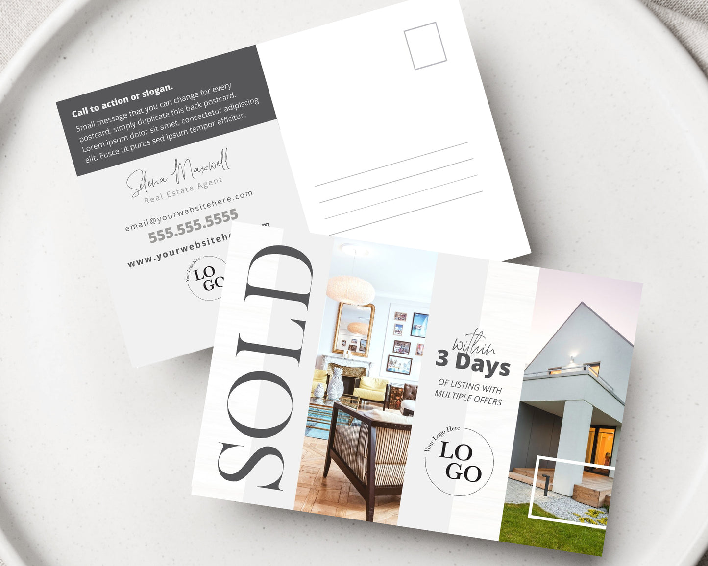 Real Estate Postcard | Sold