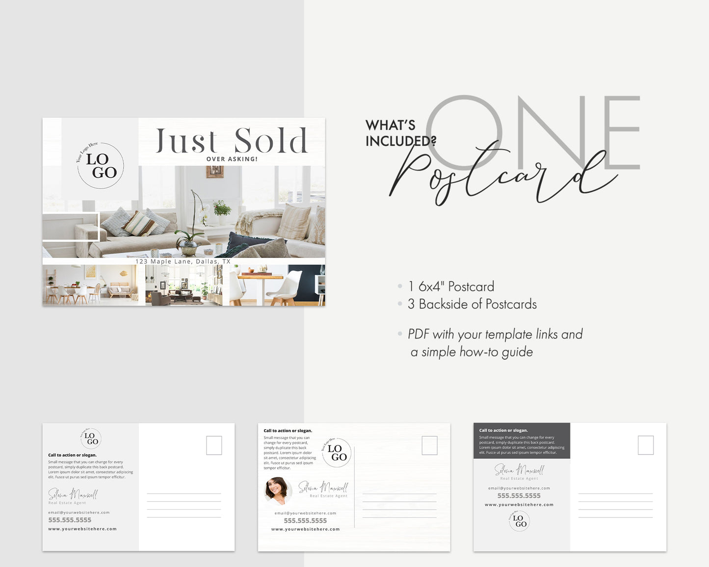 Real Estate Postcard | Just Sold