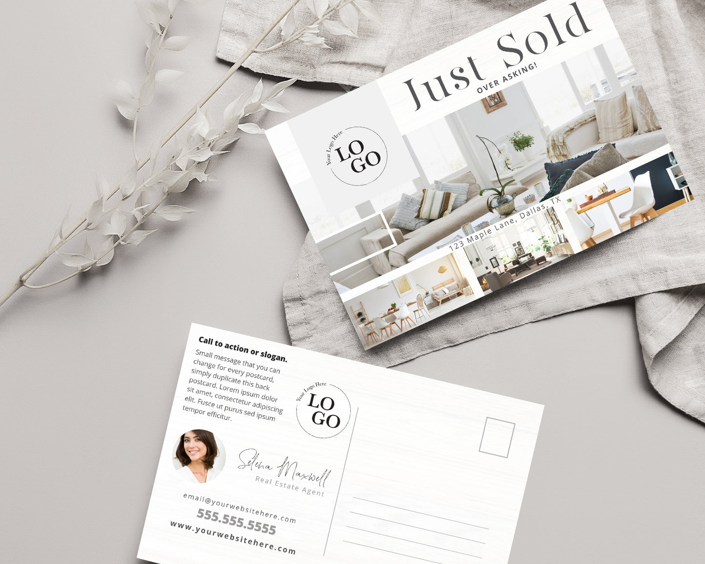 Real Estate Postcard | Just Sold