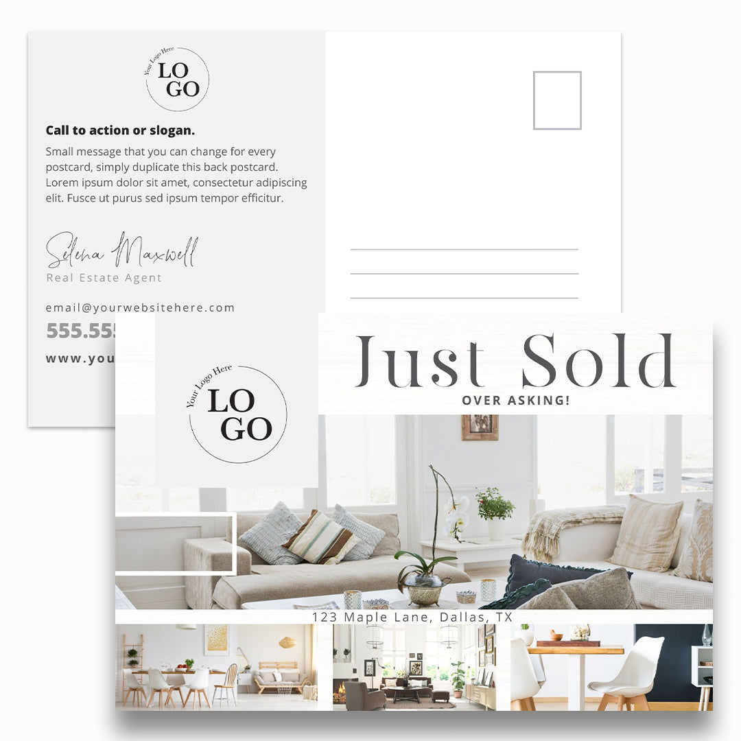 Real Estate Postcard | Just Sold