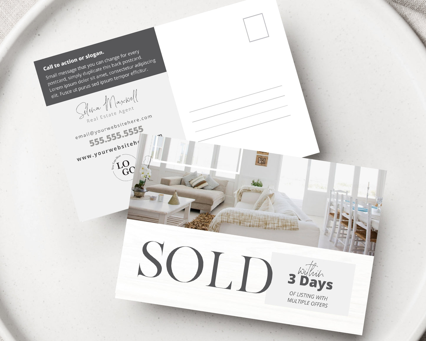 Real Estate Postcard | Sold
