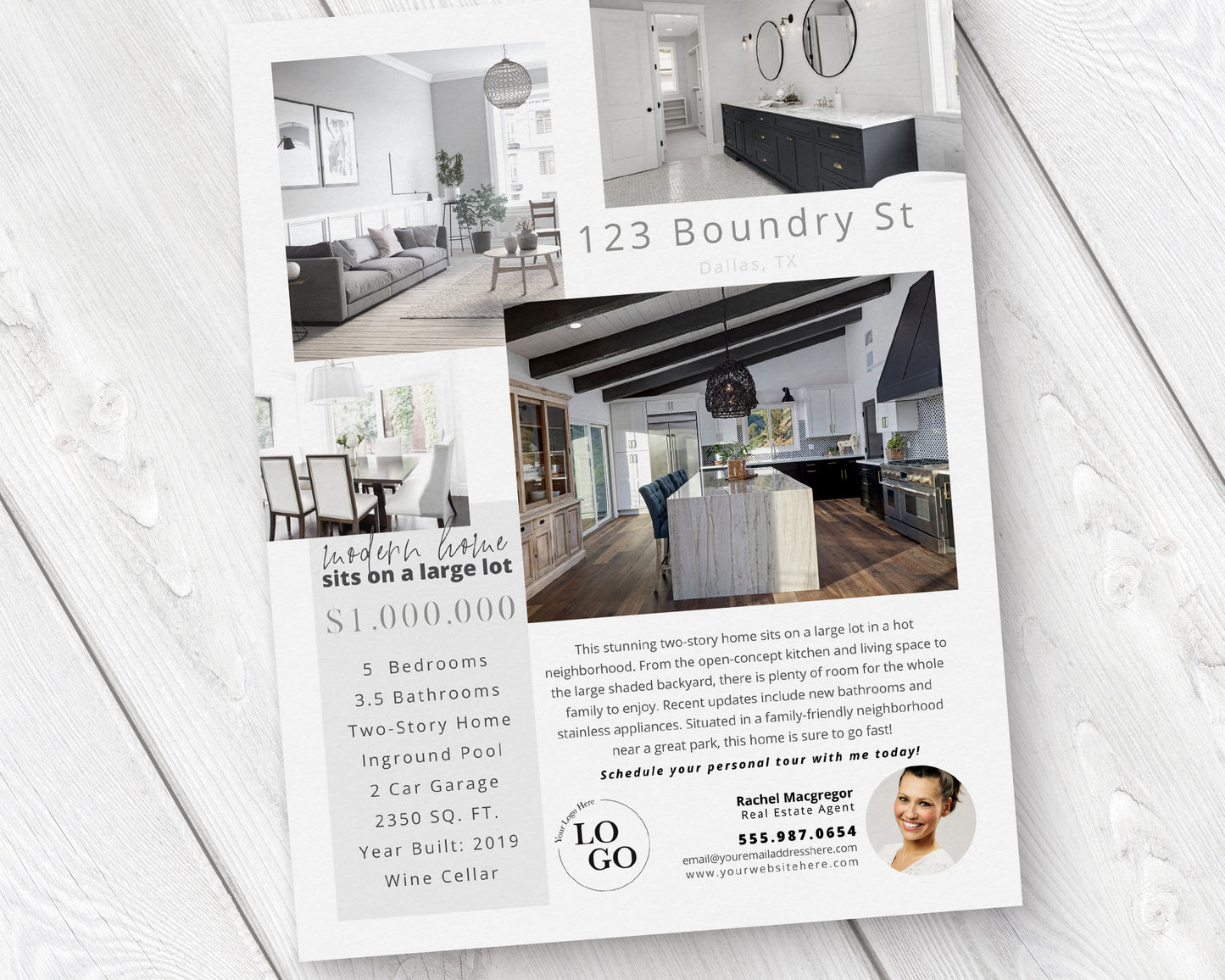 Property Feature Sheet Single-Sided