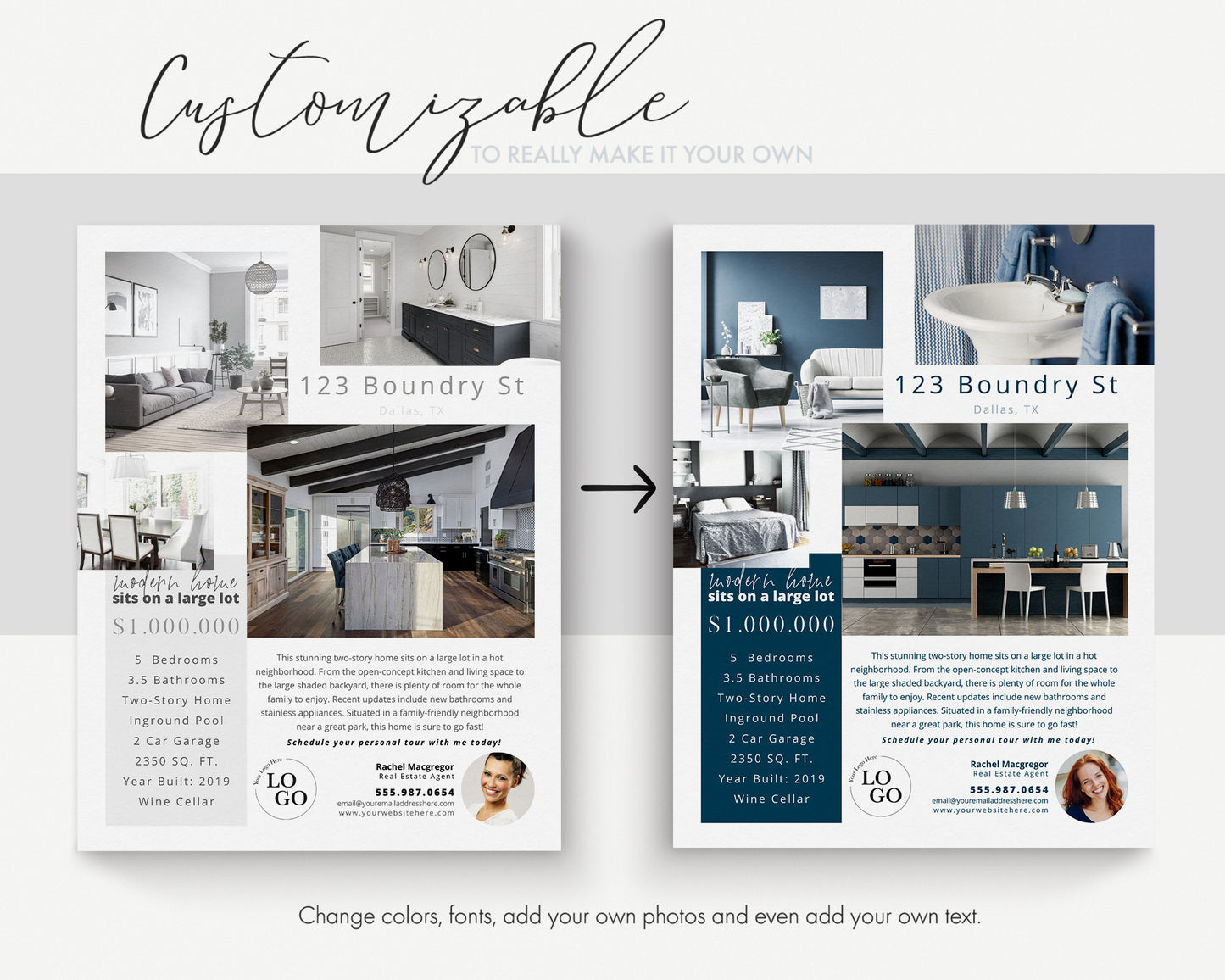 Property Feature Sheet Single-Sided