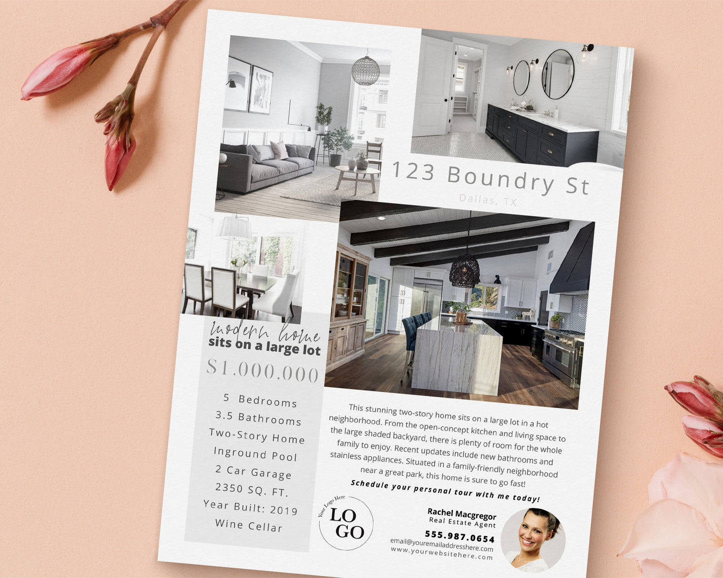 Property Feature Sheet Single-Sided
