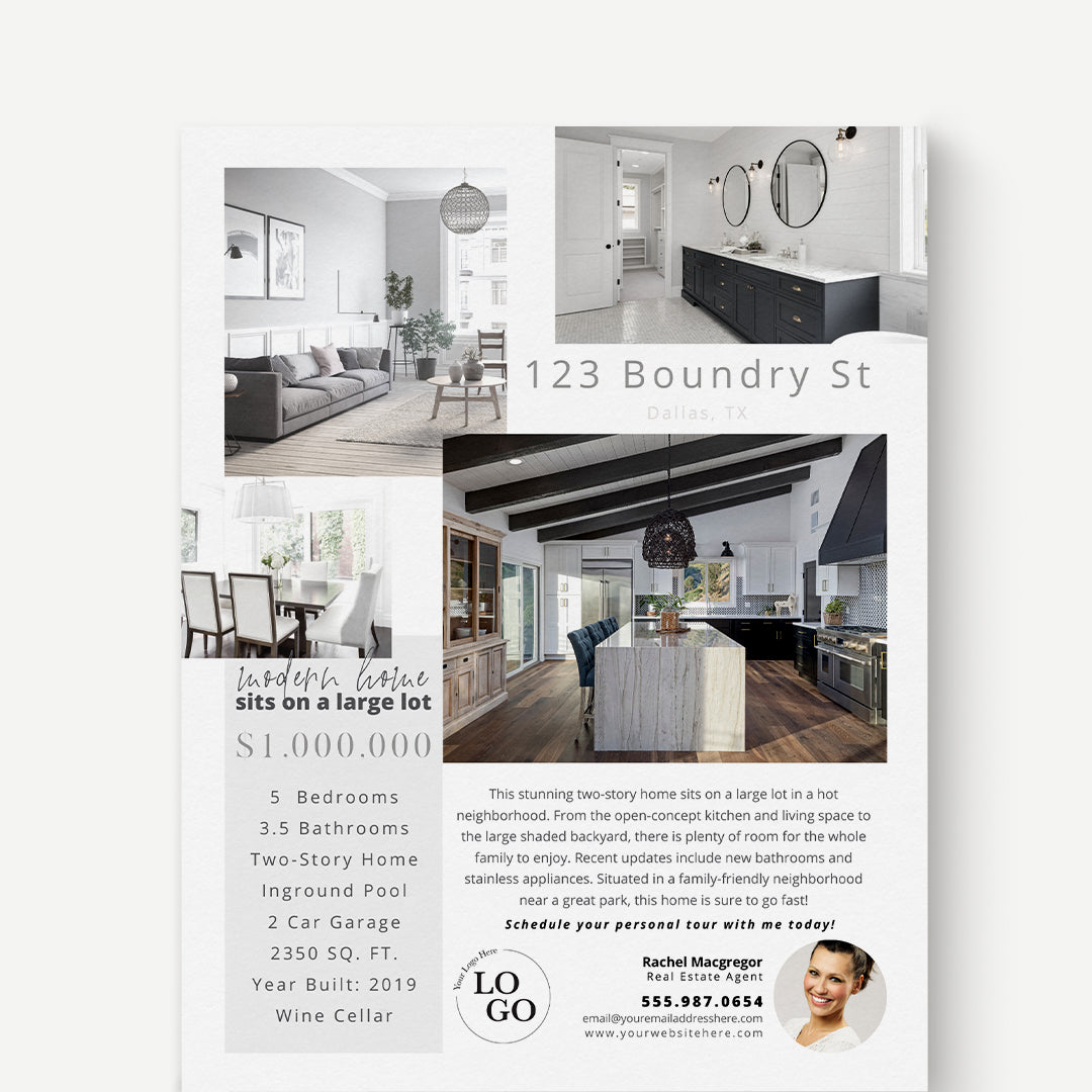 Property Feature Sheet Single-Sided