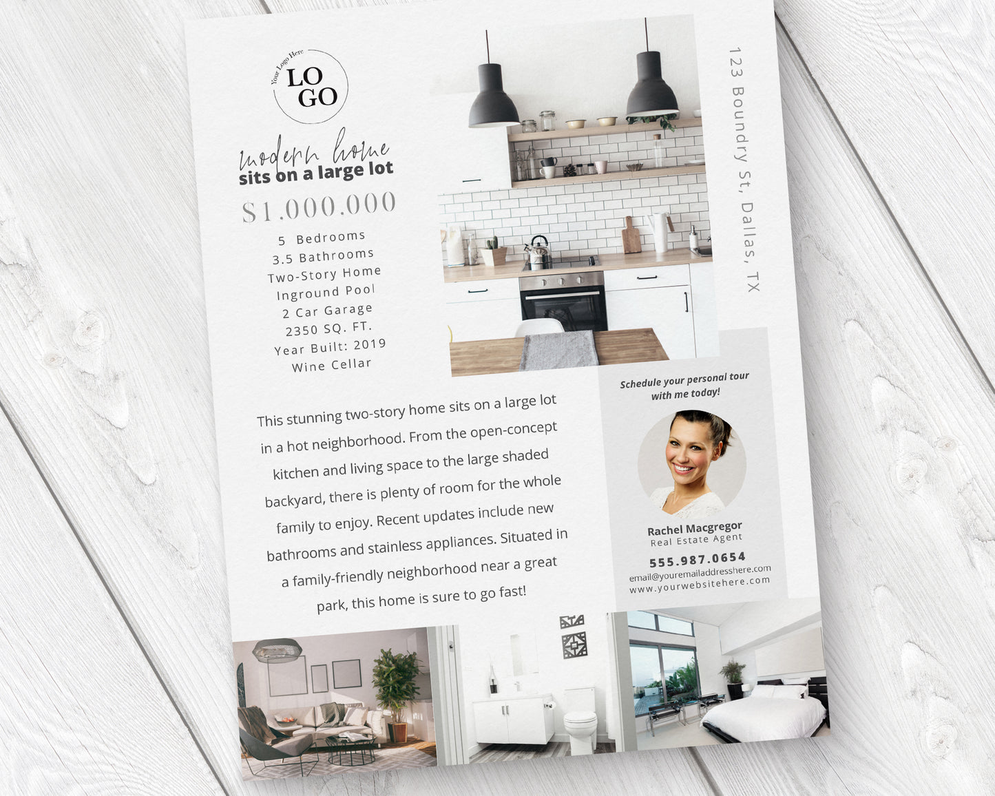 Property Feature Sheet Single-Sided