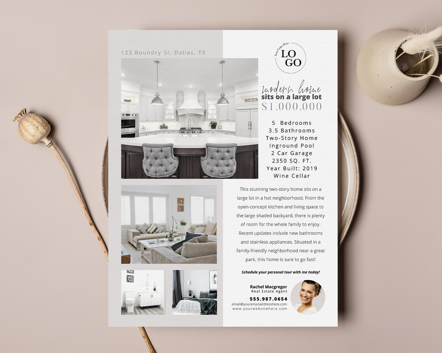 Property Feature Sheet Single-Sided