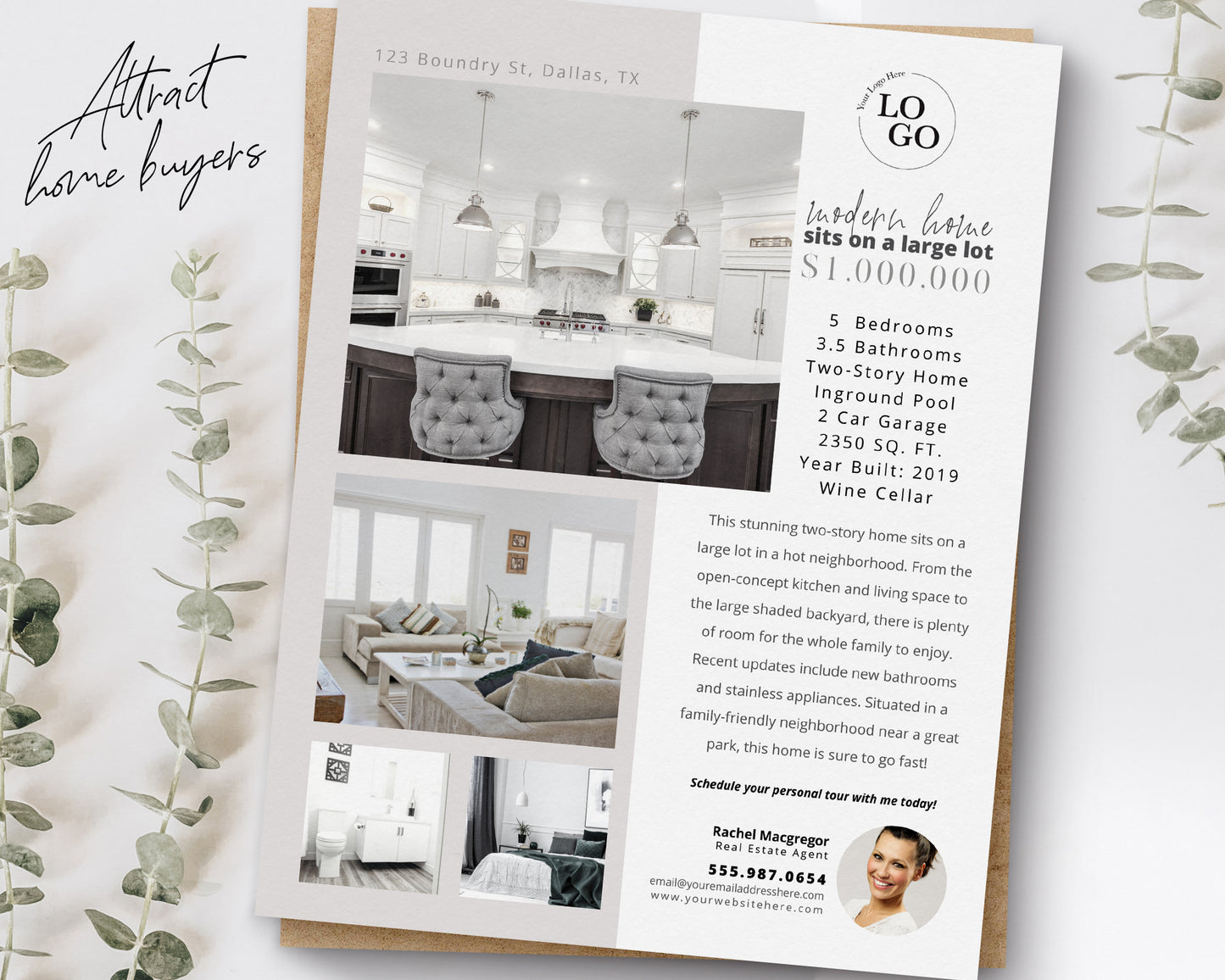 Property Feature Sheet Single-Sided