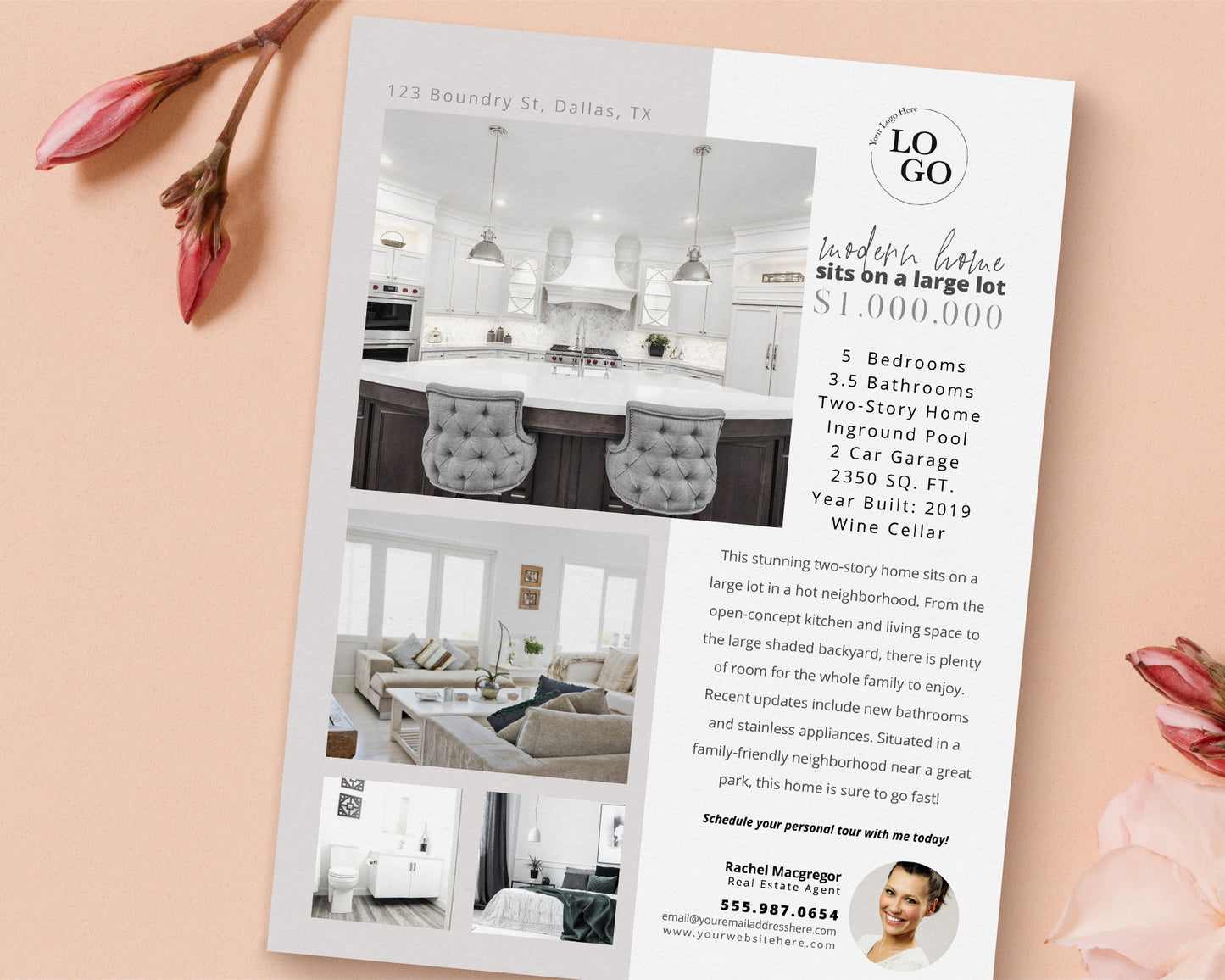 Property Feature Sheet Single-Sided