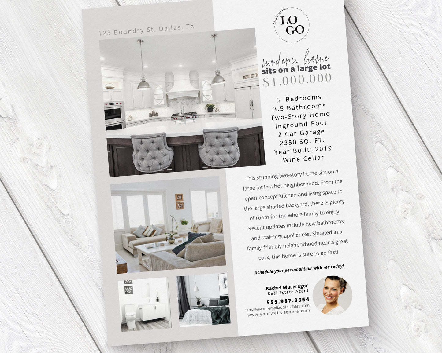 Property Feature Sheet Single-Sided