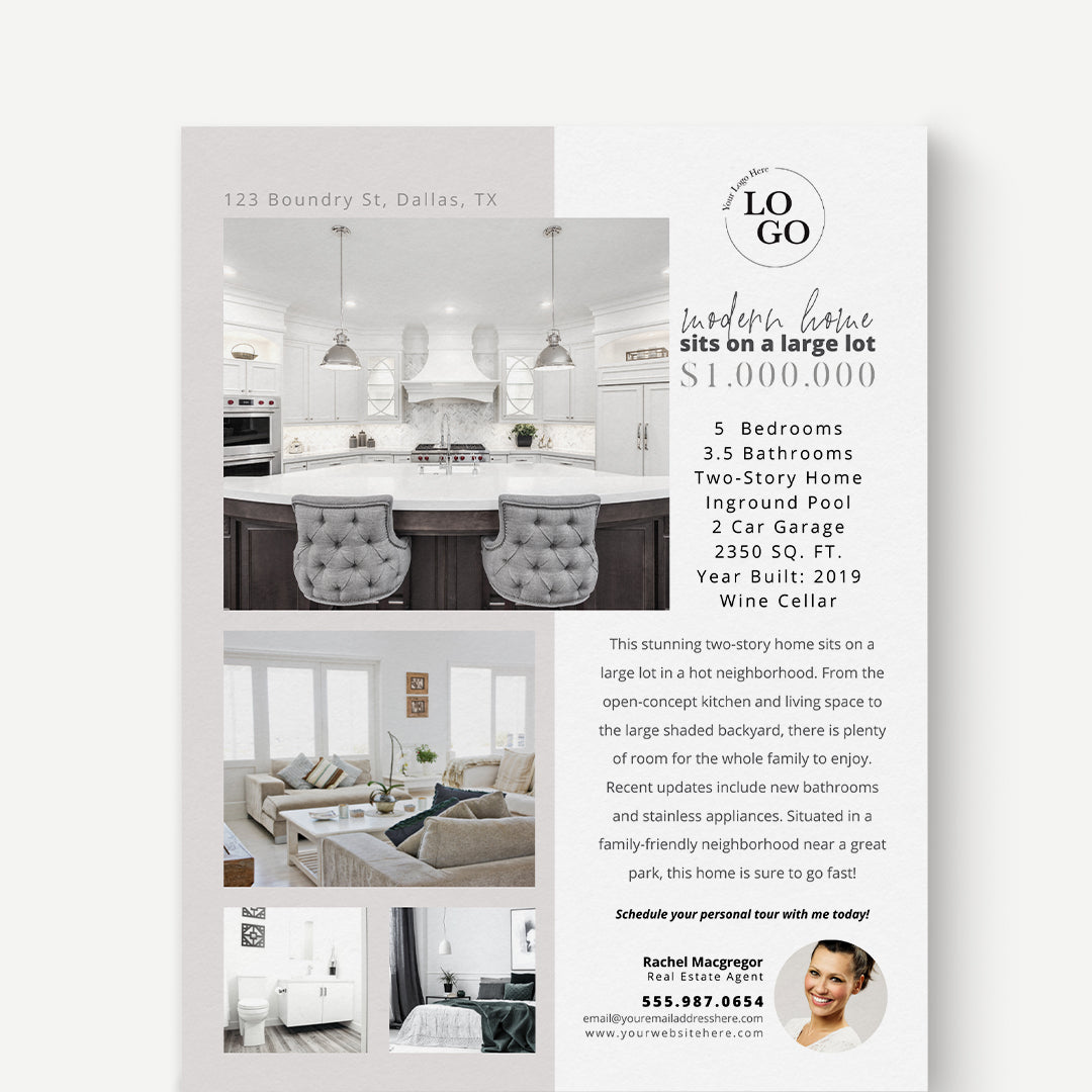 Property Feature Sheet Single-Sided
