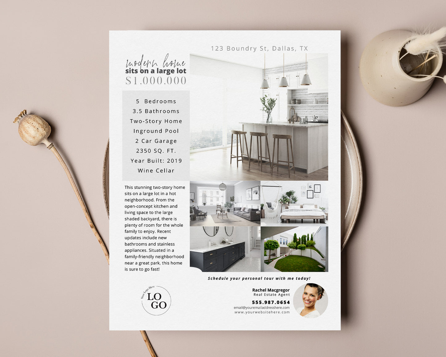 Property Feature Sheet Single-Sided