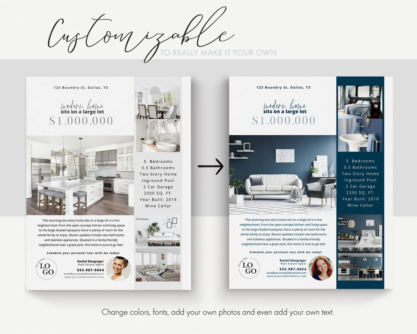 Property Feature Sheet Single-Sided
