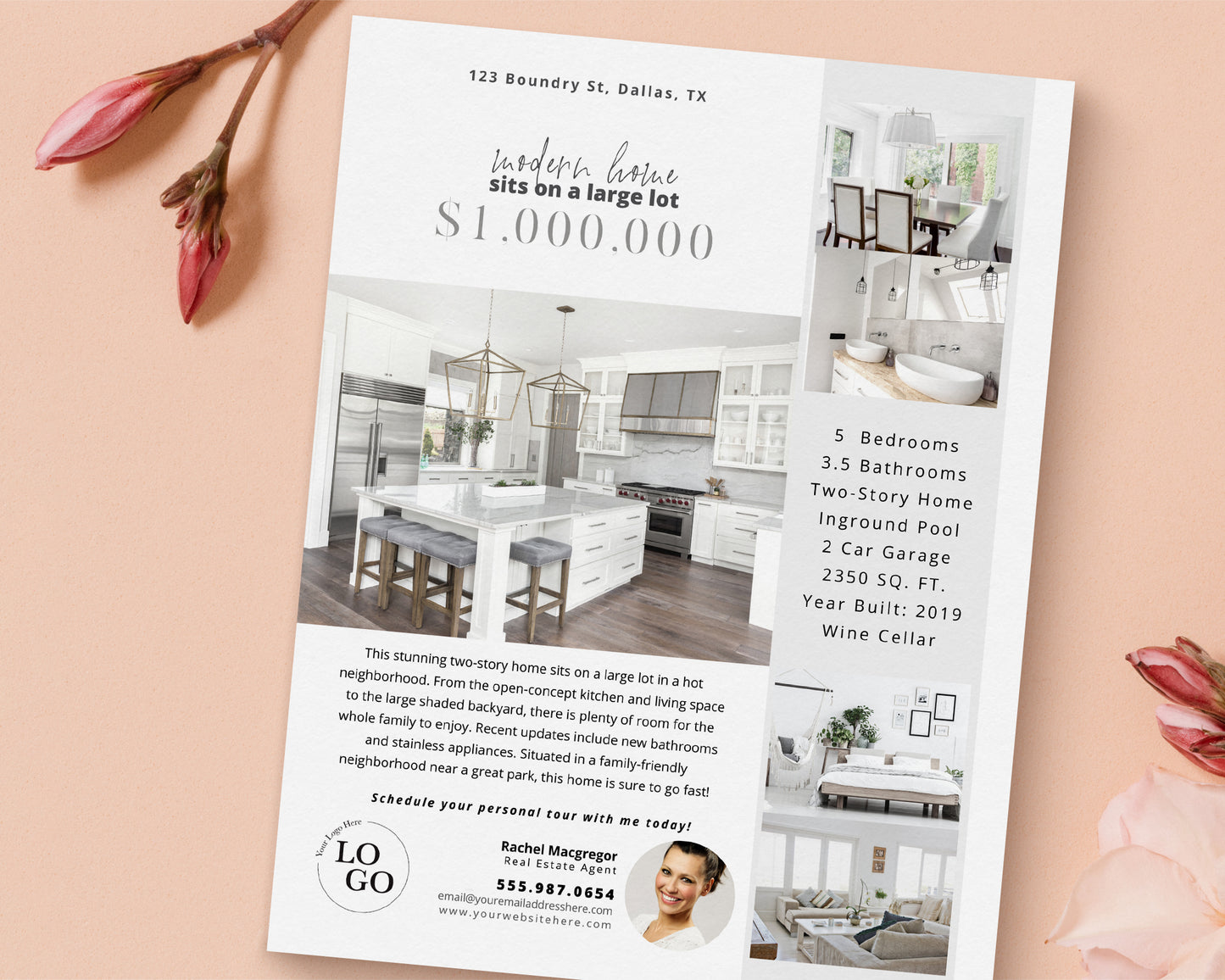Property Feature Sheet Single-Sided