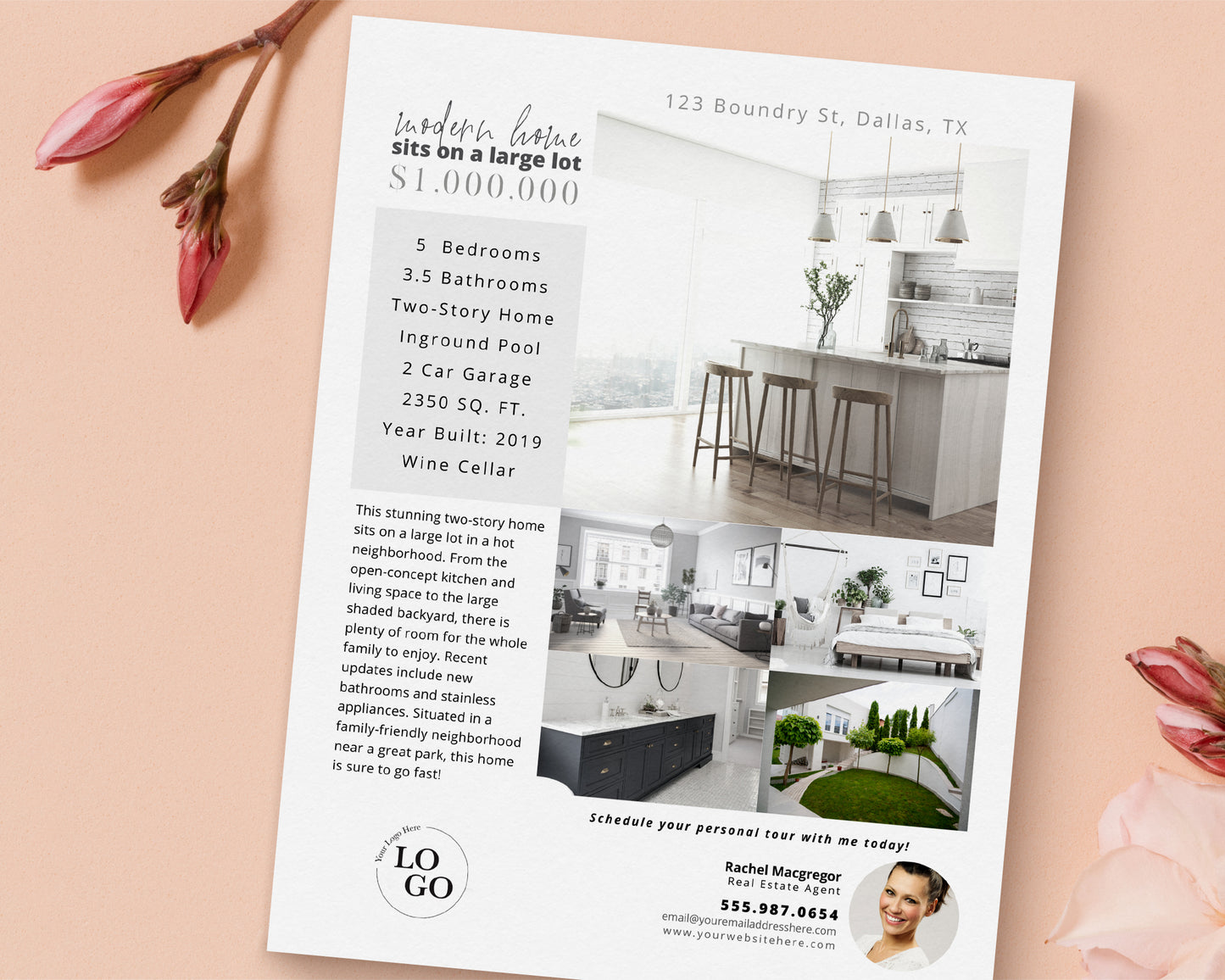 Property Feature Sheet Single-Sided