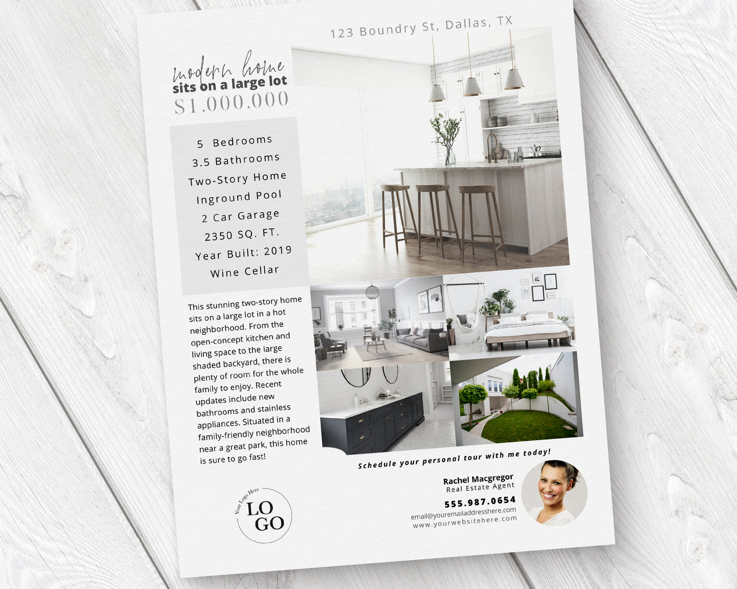 Property Feature Sheet Single-Sided
