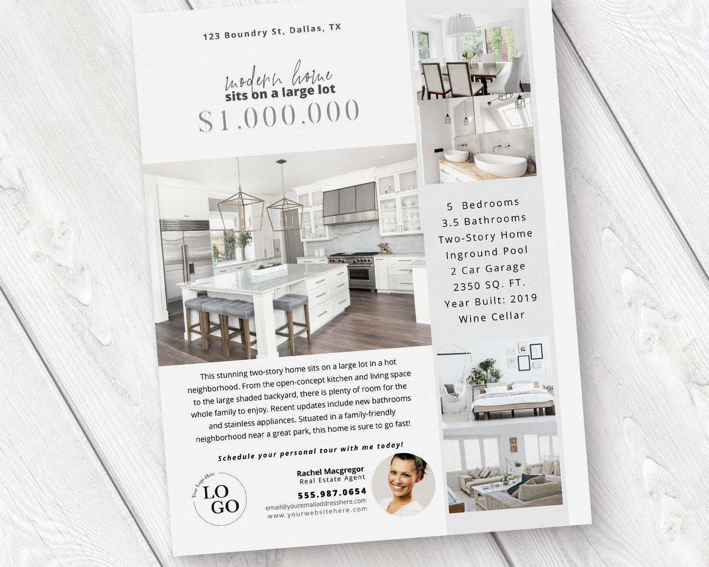 Property Feature Sheet Single-Sided