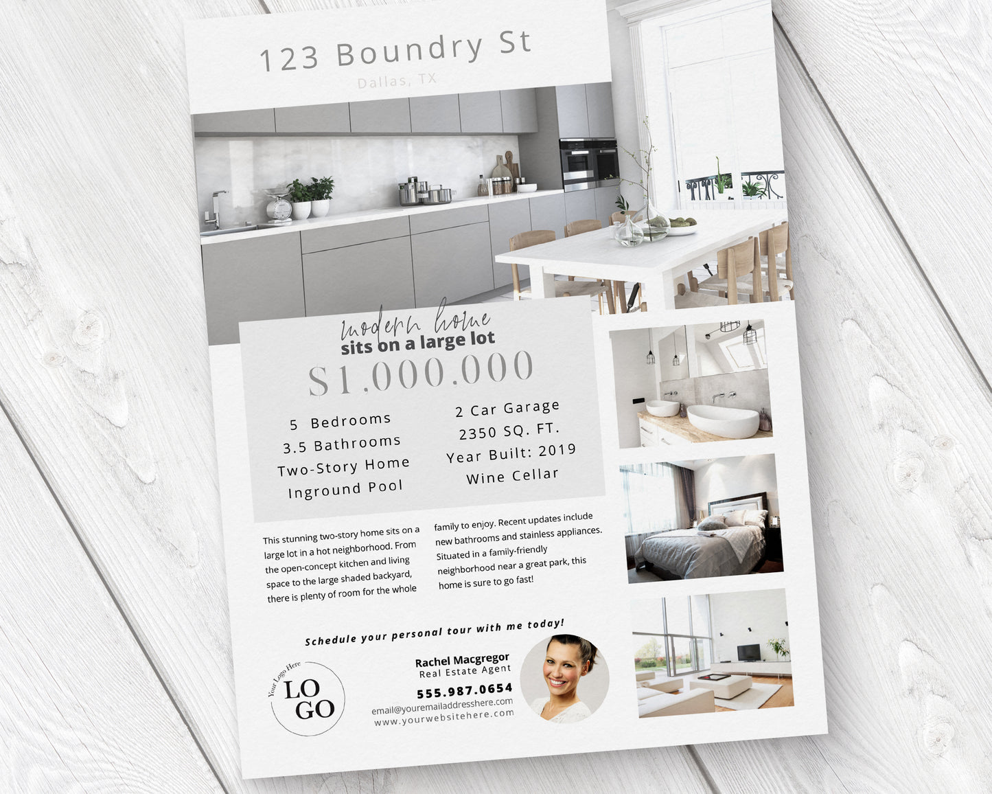 Property Feature Sheet Single-Sided