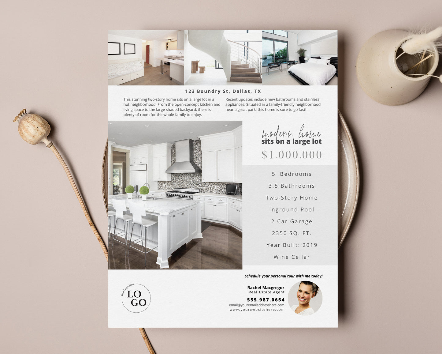 Property Feature Sheet Single-Sided