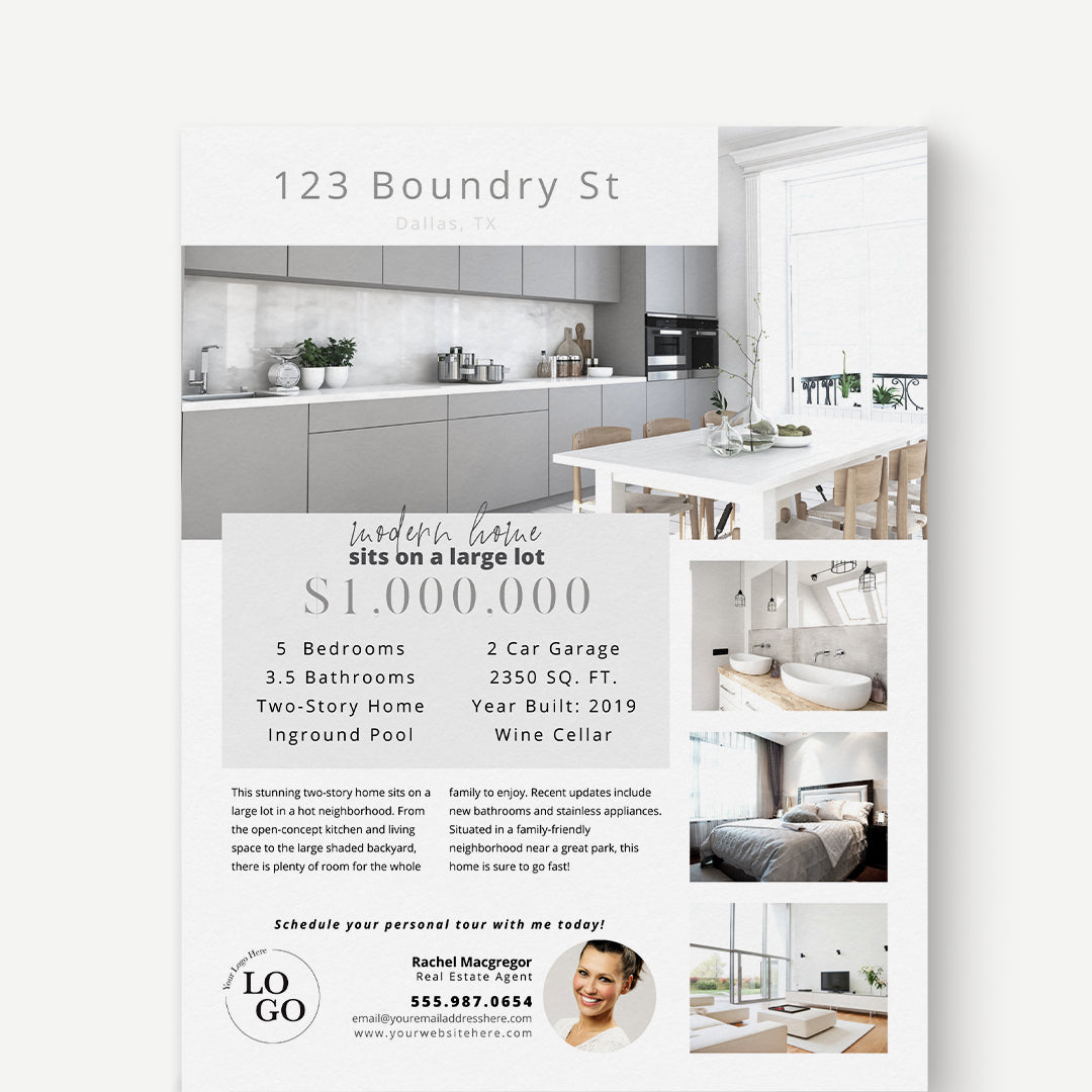 Property Feature Sheet Single-Sided