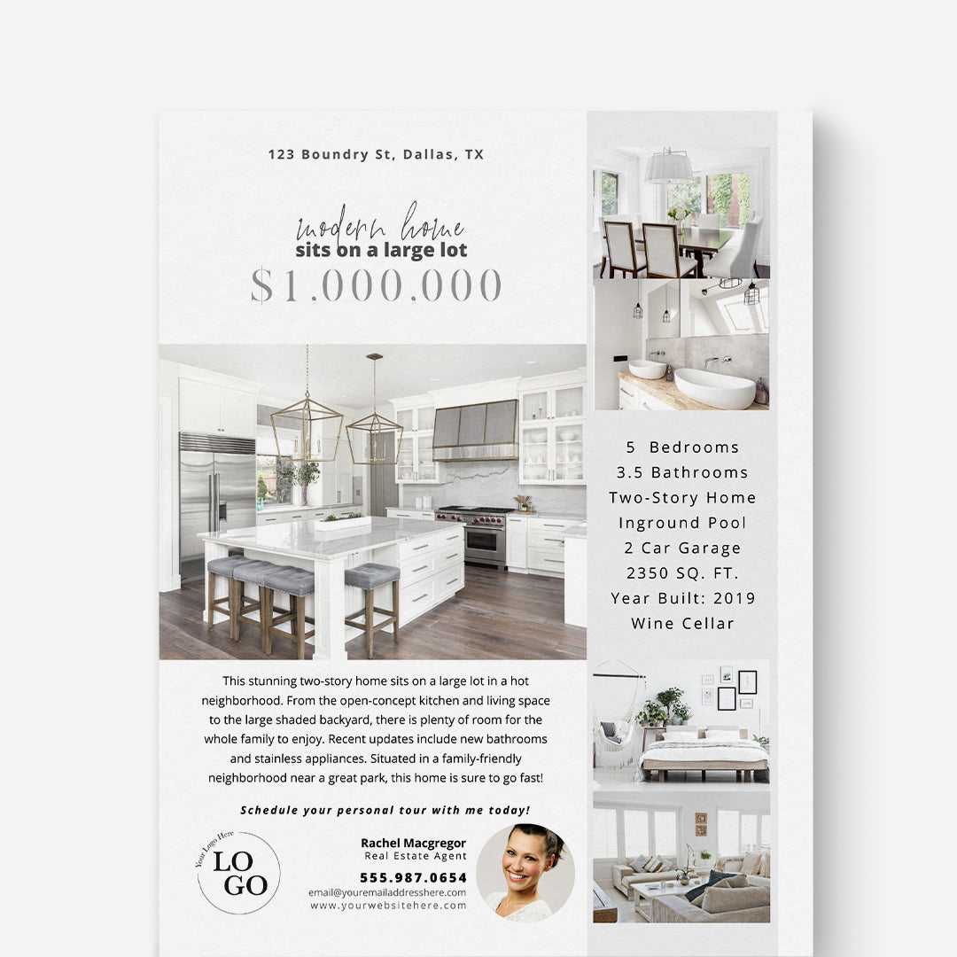 Property Feature Sheet Single-Sided