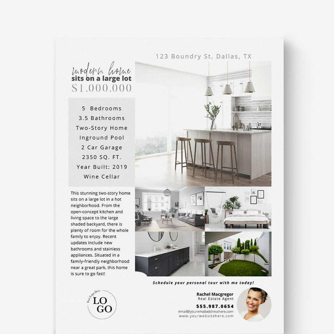 Property Feature Sheet Single-Sided
