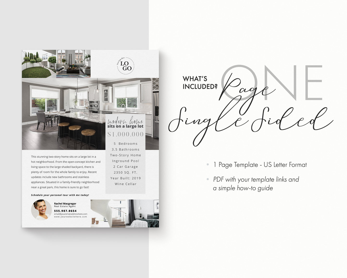 Property Feature Sheet Single-Sided